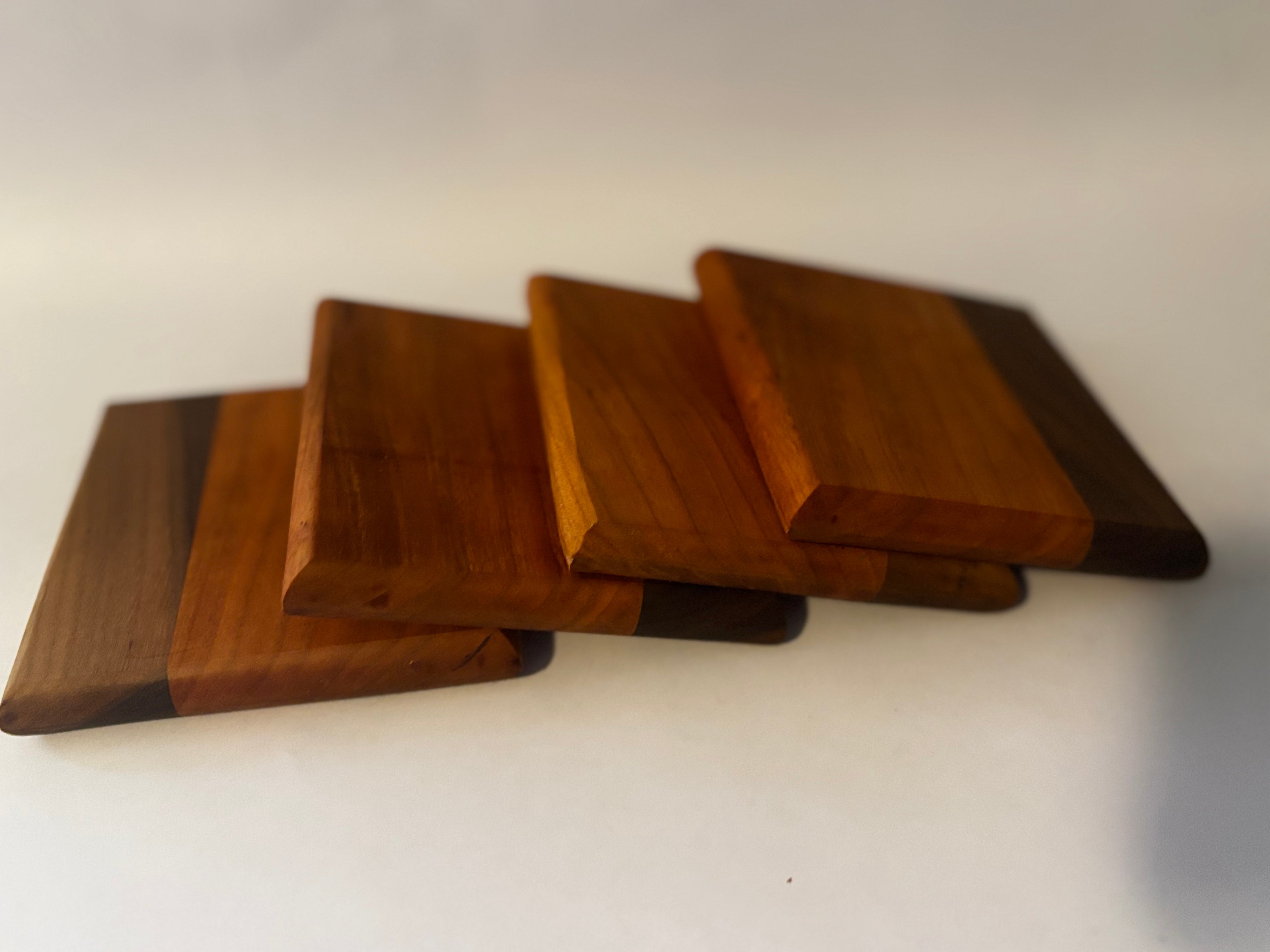 Walnut and Cherry Coasters